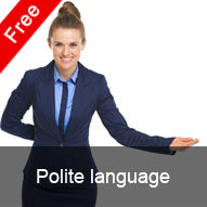 Polite language